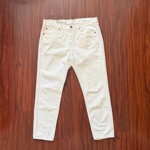 Madewell Women's Boyjean in Cream